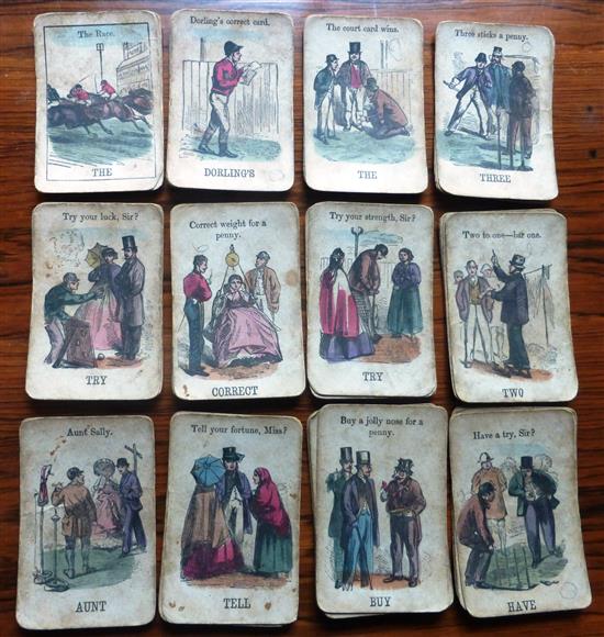 EPSOM RACES card game copyrighted by George Williams on 9 December 1866 and published by John Jaques & Son from c1880.